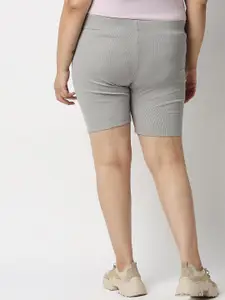 20Dresses Women Grey Slim Fit Cycling Sports Shorts