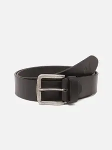 SPYKAR Men Black Leather Belt