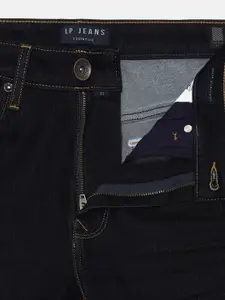 Louis Philippe Jeans Men Navy Blue Slim Fit Jeans