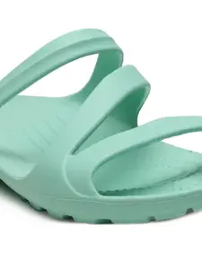 Red Tape Women Green Sunnies Sliders