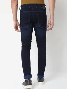 Mufti Men Blue Skinny Fit Light Fade Stretchable Jeans