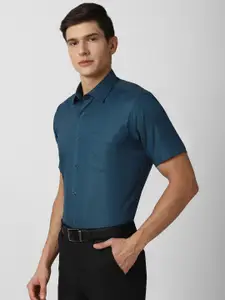 Van Heusen Men Blue Formal Shirt