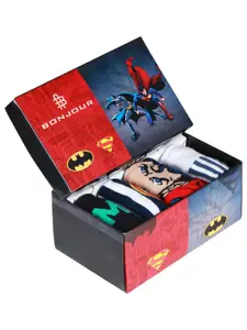 Bonjour Boys Pack of 4 Assorted Ankle Length Socks