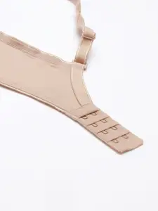 Enamor Padded Non-Wired Full Coverage Eco-Friendly Fabric Detachable Straps T-Shirt Bra