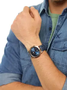 Timex Men Blue Analogue Watch - TW000U310