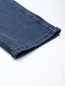 Louis Philippe Jeans Men Blue Smart Slim Fit Low-Rise Stretchable Jeans