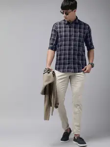 Arrow Sport Men Pure Cotton Manhattan Slim Fit Tartan Checks Casual Shirt