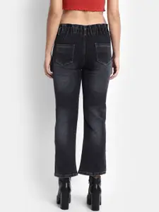Next One Women Black High-Rise Light Fade Stretchable Jeans