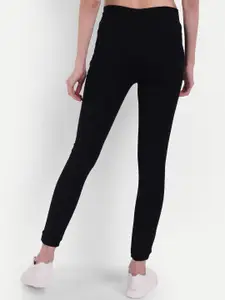 Next One Women Black Solid Skinny Fit High-Rise Stretchable Jeans