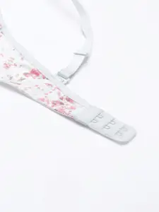 Enamor Women Padded Non-Wired Perfect Plunge T-Shirt Bra With Detachable Straps F023