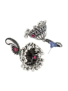 Binnis Wardrobe Pink Contemporary Jhumkas Earrings