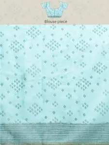 Silk Land Art Silk Bandhani Digital Print Saree