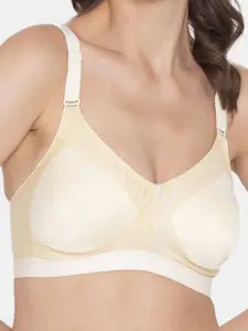 Souminie Pack of 2 Beige & Pink Cotton Seamless Bra
