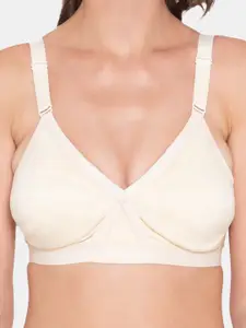 Souminie Pack of 3 Plus Size Solid Cotton Everyday Bras