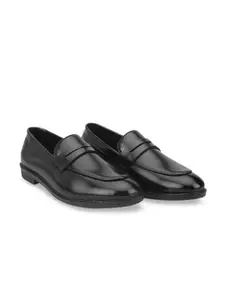 INVICTUS Men Black Solid Formal Slip-On Shoes