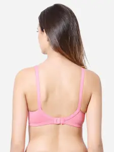 VStar Pink Lightly Non Padded Seamless T-Shirt Bra