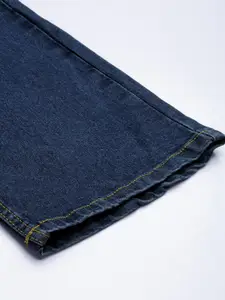 WROGN Men Blue Bootcut Light Fade Stretchable Jeans