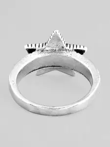 Roadster Men Silver-Plated Finger Ring