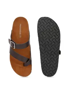 Provogue Men Brown Comfort Sandals