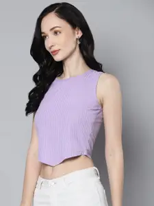 SASSAFRAS Lavender Crop Top