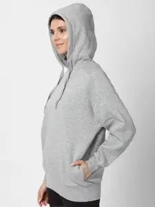 FOREVER 21 Women Grey Sweatshirt