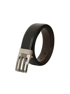ZEVORA Men Black & Brown Reversible Formal Belt