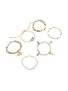YouBella Women Multicoloured Gold-Plated Bangle-Style Bracelet