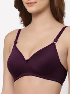 Floret Pack of 2 Burgundy & Coral Bra - Lightly Padded