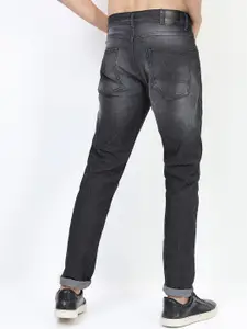 HIGHLANDER Men Grey Tapered Fit Light Fade Stretchable Jeans