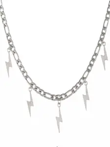 AQUASTREET Silver-Plated Tasselled Necklace
