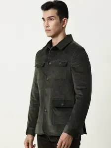 RARE RABBIT Men Rudy Slim Fit Solid Cotton Jacket