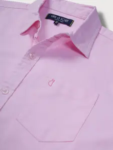 Gini and Jony Boys Pink Casual Shirt