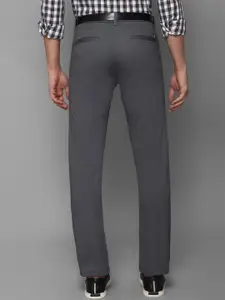 Allen Solly Men Grey Slim Fit Trousers