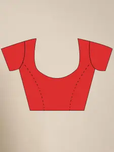 MS RETAIL Yellow & Red Zari Art Silk Dharmavaram Saree