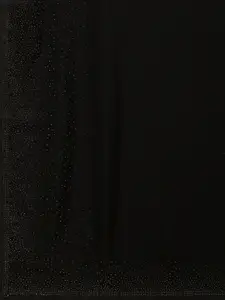 kasee Black Embellished Embroidered Satin Saree