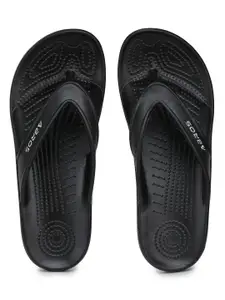 ABROS Men Black Comfort Sandals