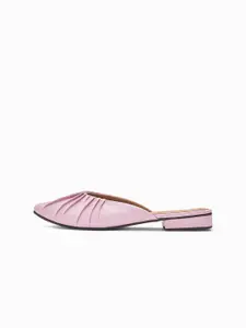 The Label Life Women Violet Mules Flats