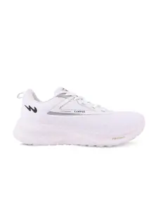 Campus Men White Mesh Running Shoes