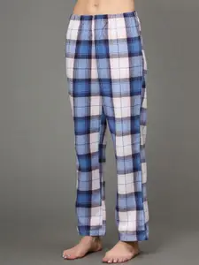 BStories Women Blue & White Printed Night suit