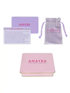 ANAYRA Women Sterling-Silver White Diamond-Shaped Pendant