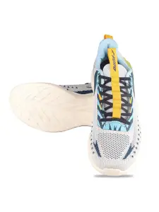 FURO by Red Chief Men White Mesh Running Shoes