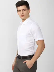 Van Heusen Men White Formal Shirt