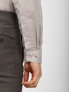 Van Heusen Men Grey Formal Shirt