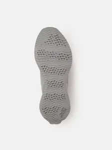 Reebok Men Grey Woven Design Zig Dynamica 2.0 Running Shoes