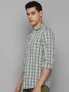 Allen Solly Men Multicoloured Slim Fit Tartan Checks Checked Casual Shirt