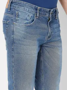 SPYKAR Men Blue Super Skinny Fit Heavy Fade Cotton Jeans