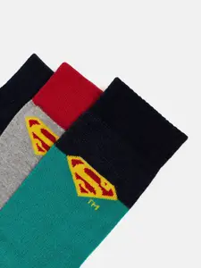 Camey Men Pack of 3 Assorted Calf Length Socks