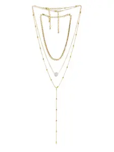 OOMPH Gold-Toned Set of 3 Necklaces