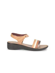 Liberty Striped Comfort Heels