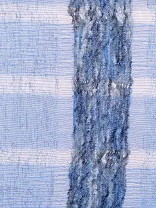 Anekaant Anekaat Women Blue Striped Scarf